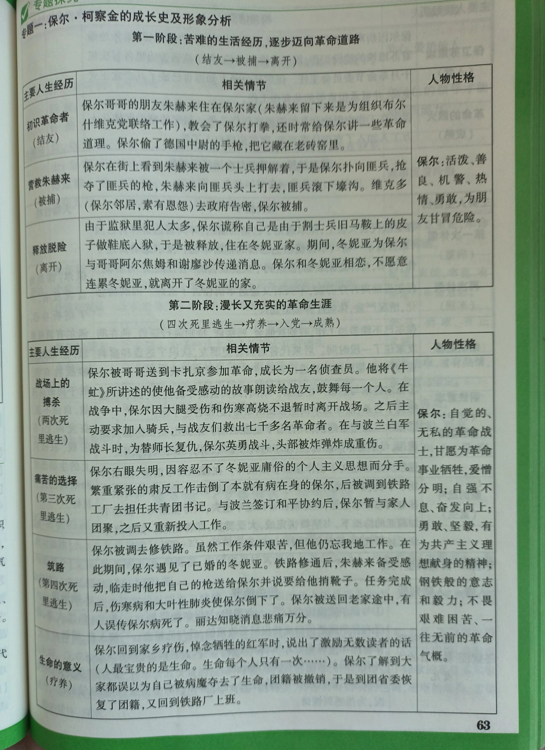 钢铁是怎样炼成的每章概括50字